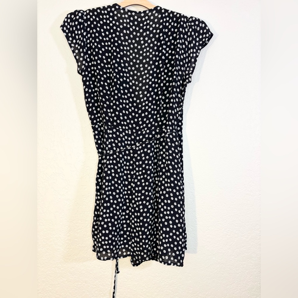 Reformation Adele Mini Wrap Dress Tiny Daisy Prin… - image 4